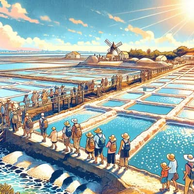 Visite commentée du marais salant au Port des Salines