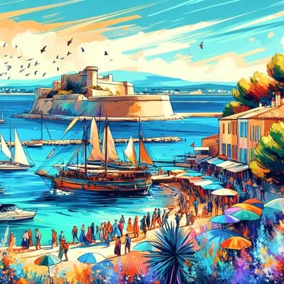 escale sur l île d'aix à la voile avec approche du fort boyard