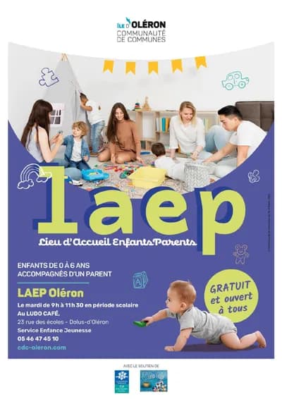 Laep d'oléron : un lieu à vivre avec son enfant ! Communauté de communes de l'île d'oléron