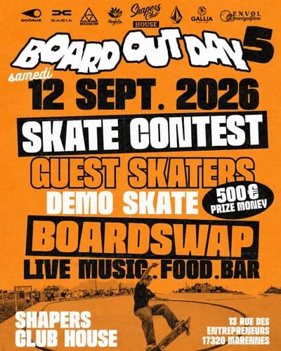 Board Out Day 5 – Skate, concerts & board swap – Shapers Club