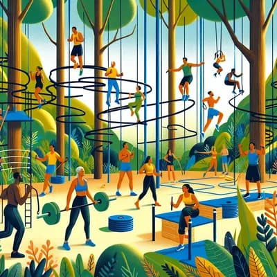 Circuit training - forêt