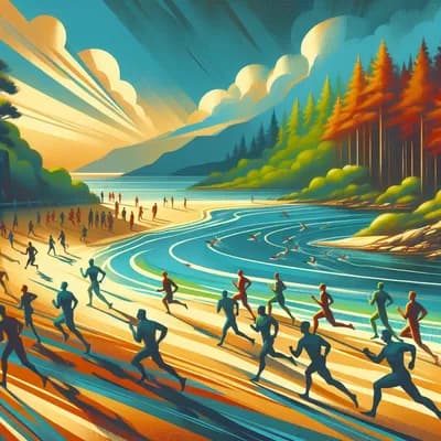 Course & renforcement - plage et forêt