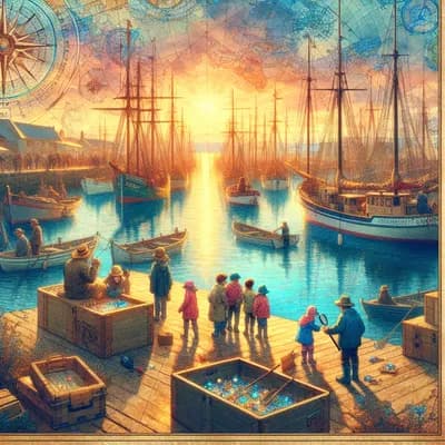 Chasse au trésor au port de la Cotinière