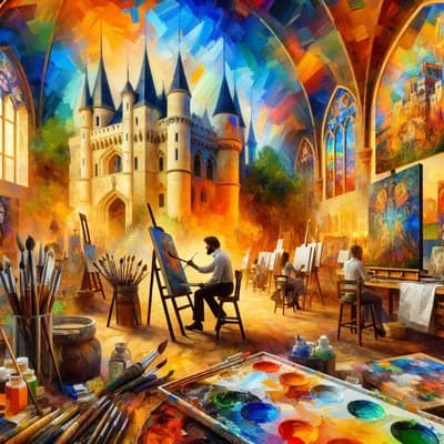 atelier peinture.le château d'oléron