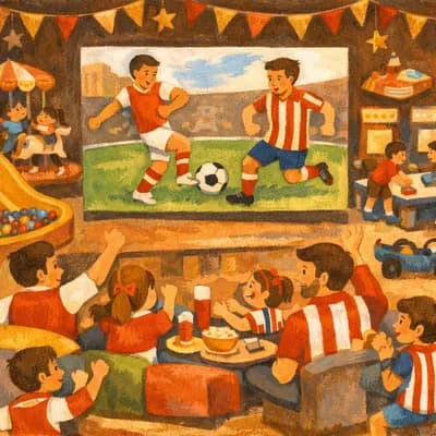 Soirée Foot – Arsenal / Atlético au Family Fun Park