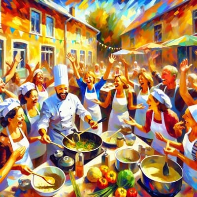 Cours de cuisine à la menounière avec un chef local