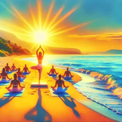 Offert Yin Yoga très doux plage de Marennes