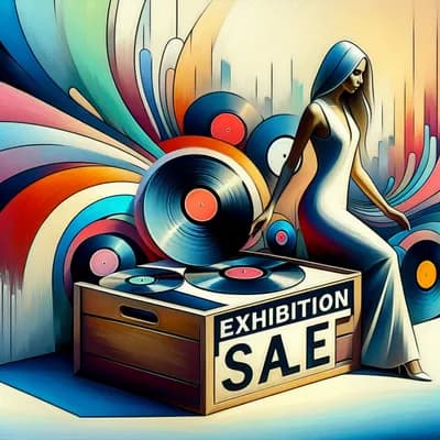 exposition vente C.cecile et Ses vinyles