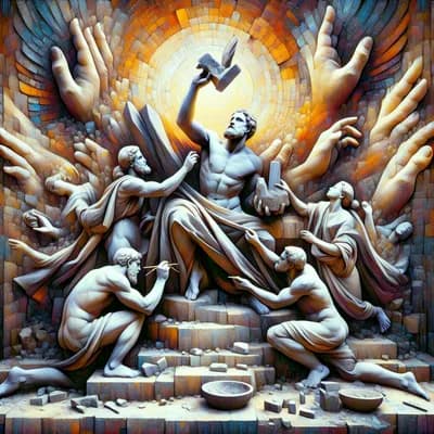 Initiation sculpture sur pierre