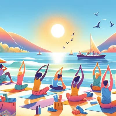 Offert Yin yoga très doux sur la plage Marennes