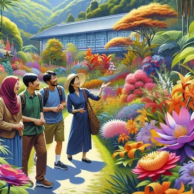 Visite guidée des jardins