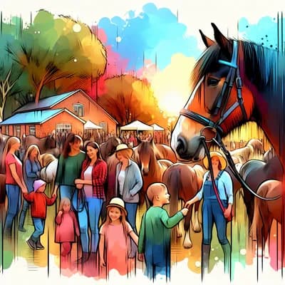 Portes ouvertes au refuge équin apac