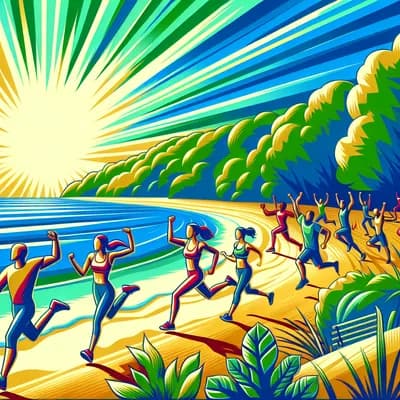 Course & renforcement - plage et forêt