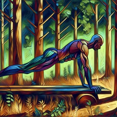 Gainage & posture - plate & forêt