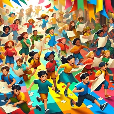 Jeu de piste et chasse au trésor