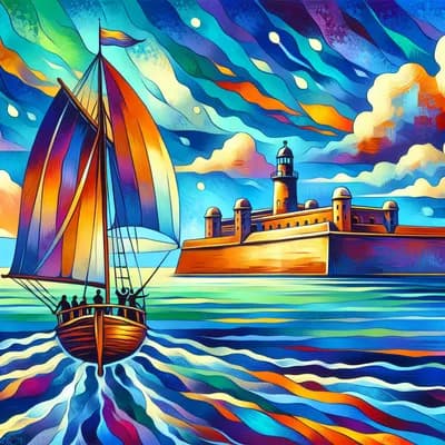 Approche commentée à la voile du célèbre fort boyard