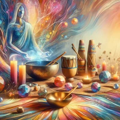 Méditation guidée soin bols de cristal 🔮 ou tambours chamaniques