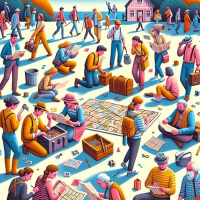 Jeu de piste et chasse au trésor