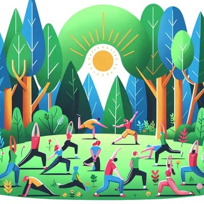 Étirements & mobilité / en forêt