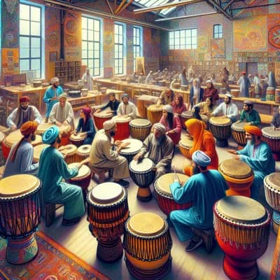 atelier Maloya percussions ! chez folikela Djembé school