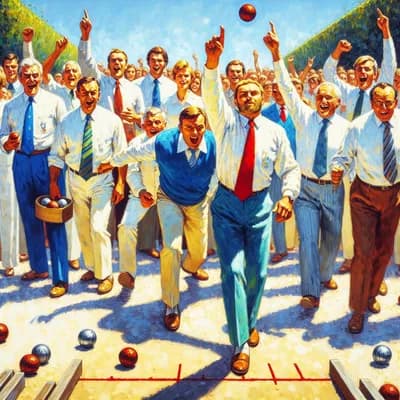 Concours de pétanque