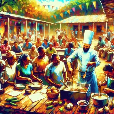 Cours de cuisine à la menounière avec un chef local