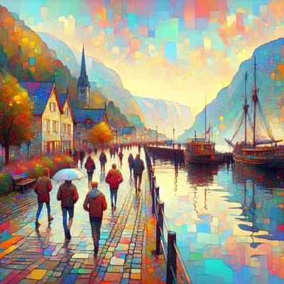 Marche sur le chemin du Port Calédonia