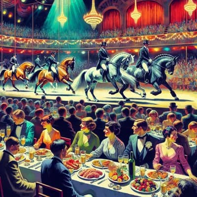 Repas Spectacle Équestre au Zagal Cabaret