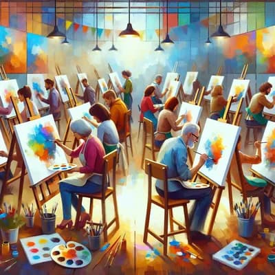 cours de peinture adulte