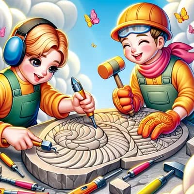 Initiation sculpture sur pierre