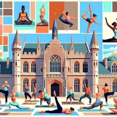 👑yoga & pilates 🤸 au château avec ju