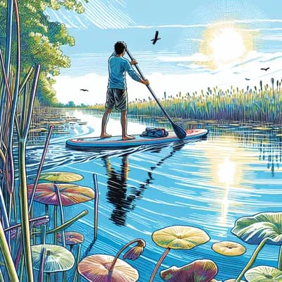 Découverte des marais de Ré en stand up paddle