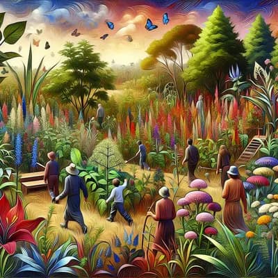 sortie découverte des plantes sauvages- Permaculture Oléron