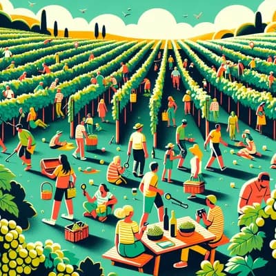 Chasse au Trésor & Pique‑nique dans les Vignes