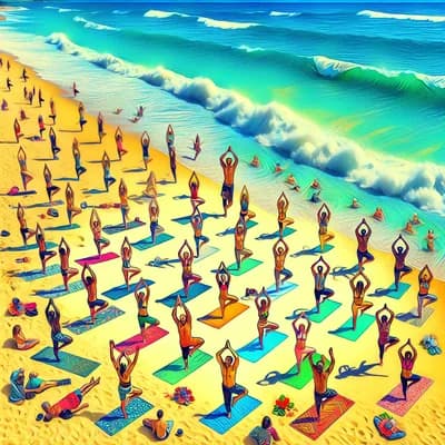 đđyoga Ă la plageđđsables vignier