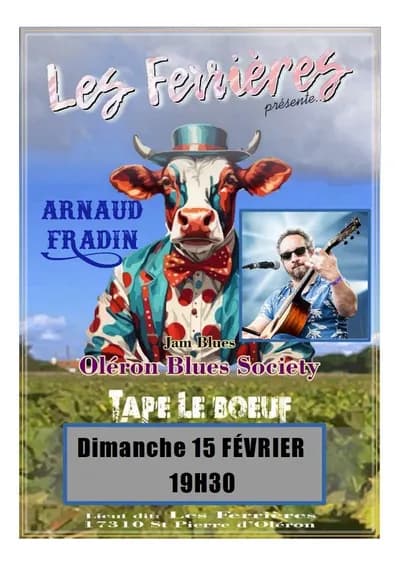 Jam Blues avec Oléron blues Society et Arnaud Frandin