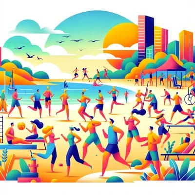 Course & renforcement / sur la plage