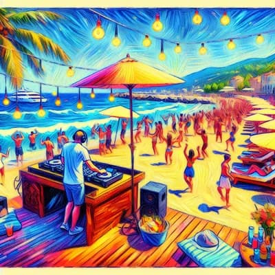 Le DJ Set du HR BEACH - Chaque Jeudi - La Flotte (Ile de Ré)🍹