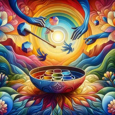 Méditation guidée suivie d'un soin aux bols de cristal et ou tambours chamaniques 🎶🙏