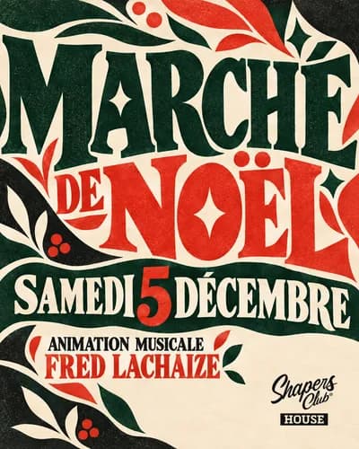 Marché de Noël & Mix vinyles Fred Lachaize – Shapers Club House