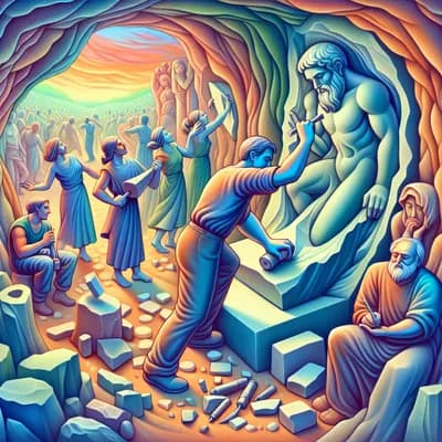 Initiation sculpture sur pierre