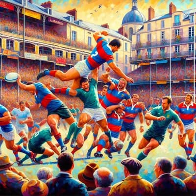 Rugby Lyon La Rochelle à L'echoppe