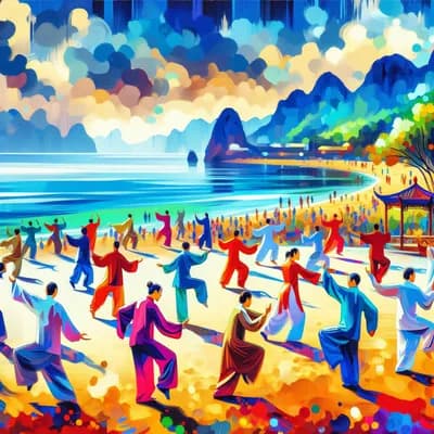Qi Gong Et Danse Tao Sur La Plage