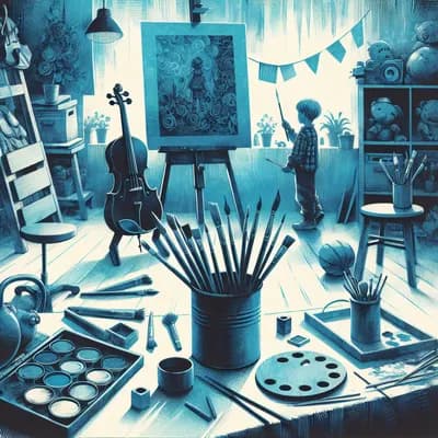 Atelier 7-12 ans / Cyanotype