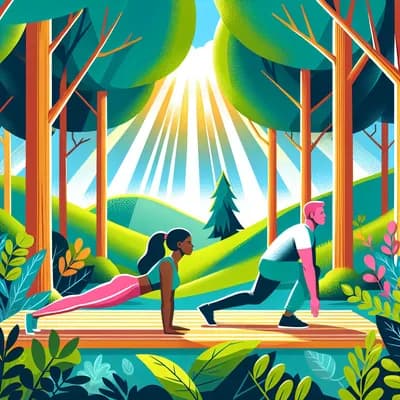 Gainage & Posture dans la forêt