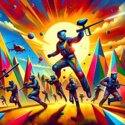 Paintball au parc aventure la Gataudière