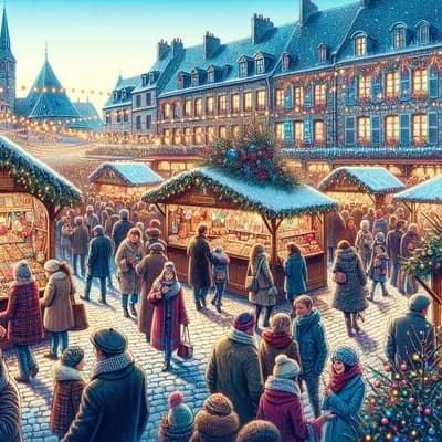 Marché de Noël de la ville d'aime