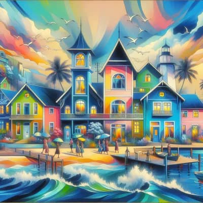 Visite commentée de l'exposition "maisons des bords de mer"