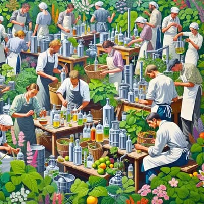 Atelier préparation liqueur avec les plantes des jardins 🌿🌱🍃