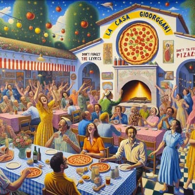 soirée ne pas oublier les paroles à la pizzeria la casa giorgiani